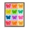 Stupell Industries Candy Butterfly Rainbow Floating Frame, design by LISH Creative